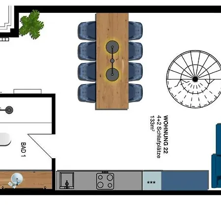 Seebruecke - Mit 2 Schlafzimmern Und Terrasse S22 * Heringsdorf (Usedom)